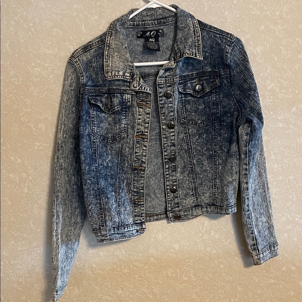 AQ/AQ Dark Wash Denim Jacket